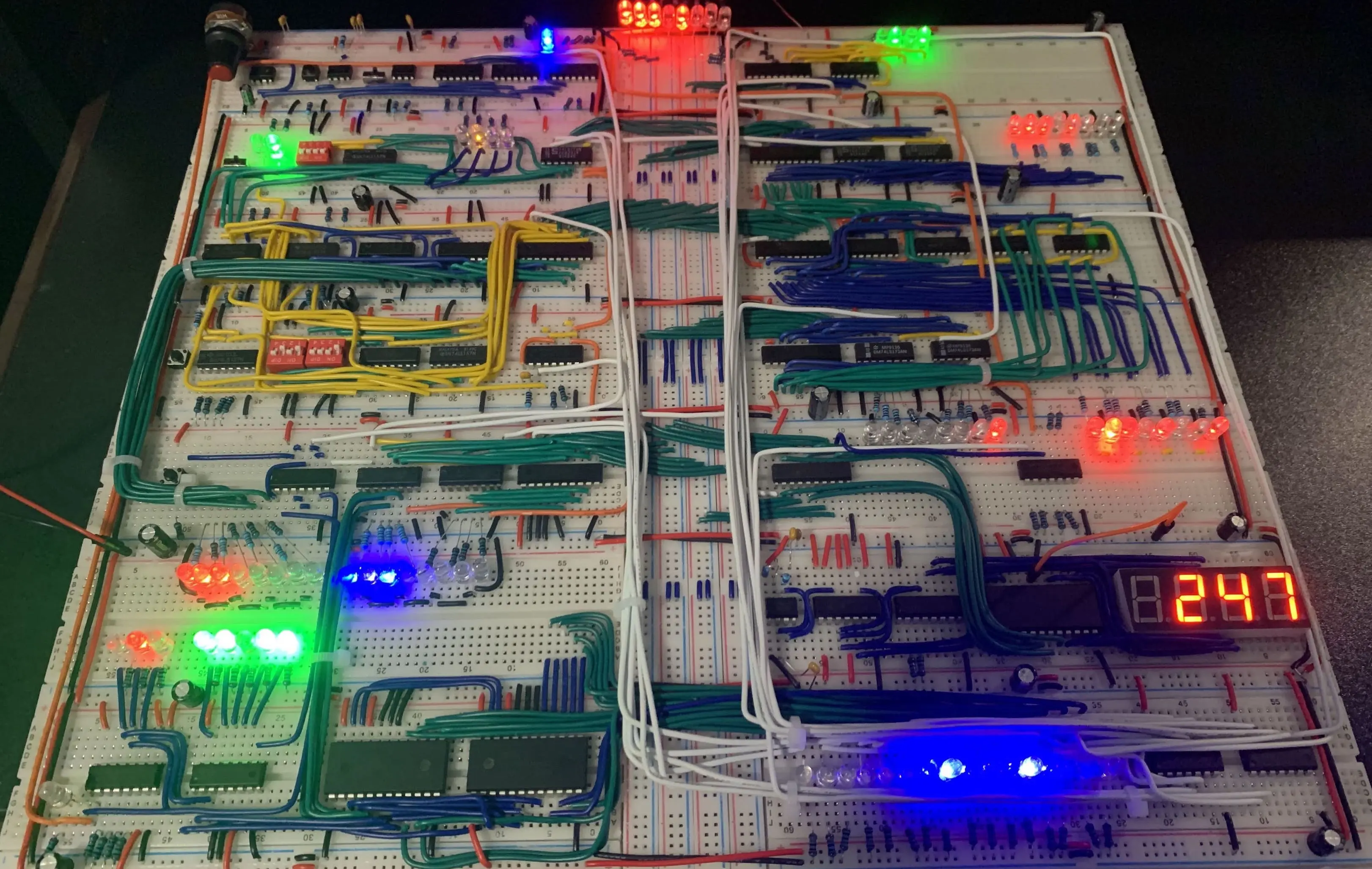 8-bit SAP-1 Breadboard Computer